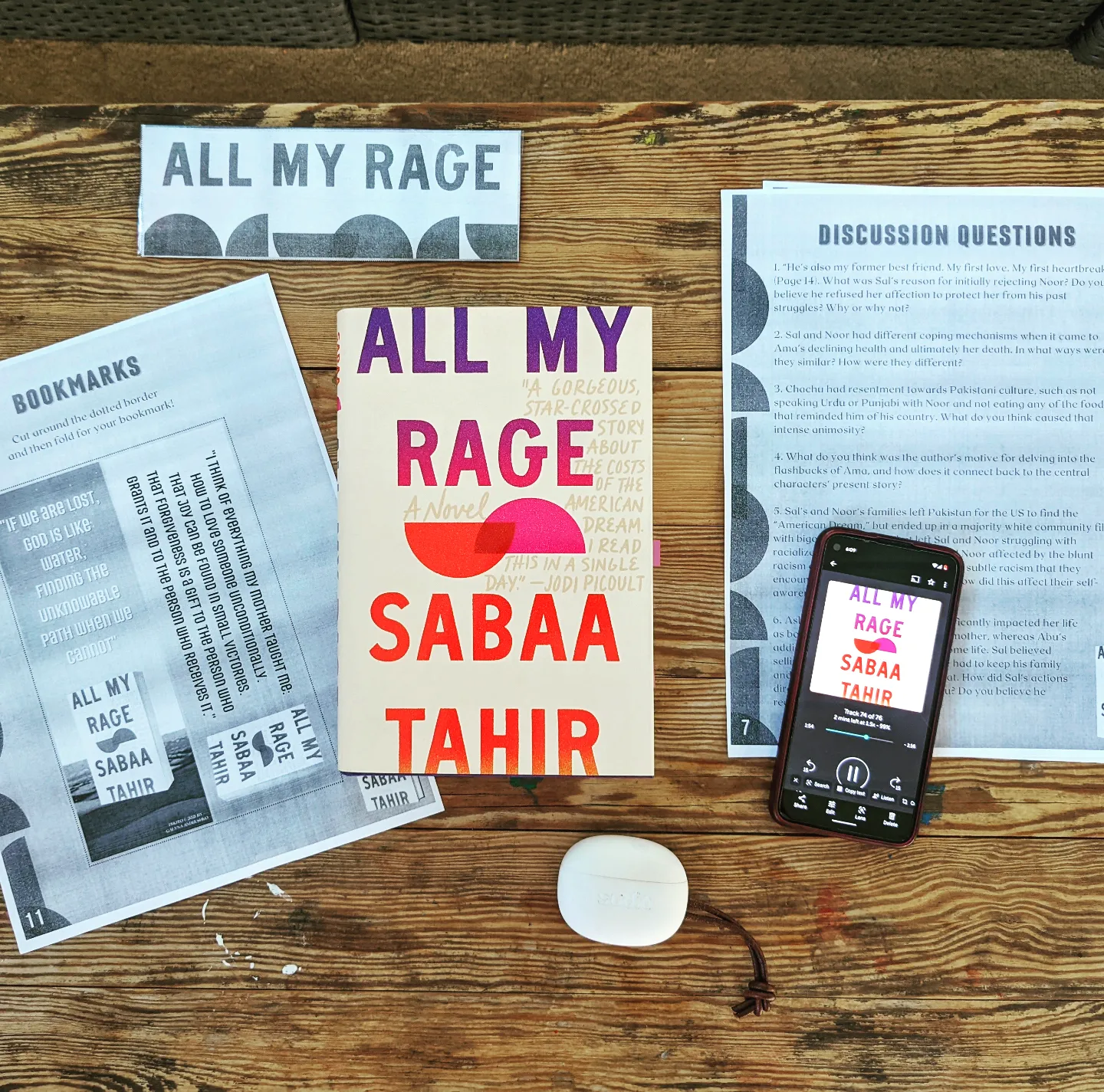 All My rage book cover