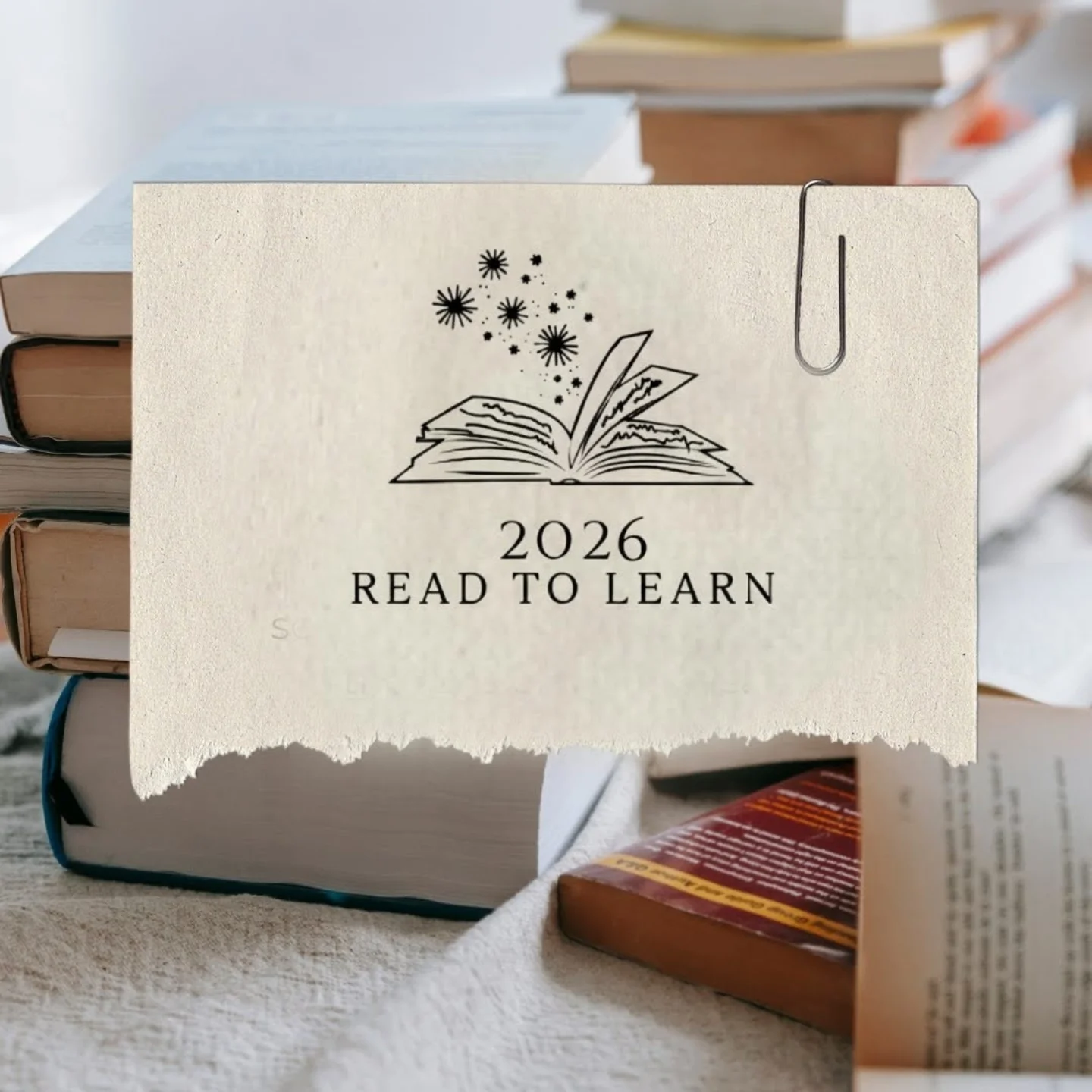 2026 Read to Learn Book List book cover