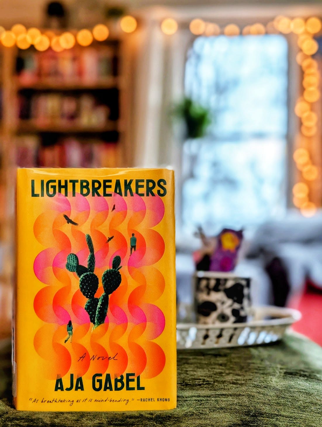 Lightbreakers by Aja Gabel book cover — photographed by Toni Rocchetti, copy editor